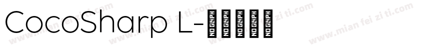 CocoSharp L字体转换